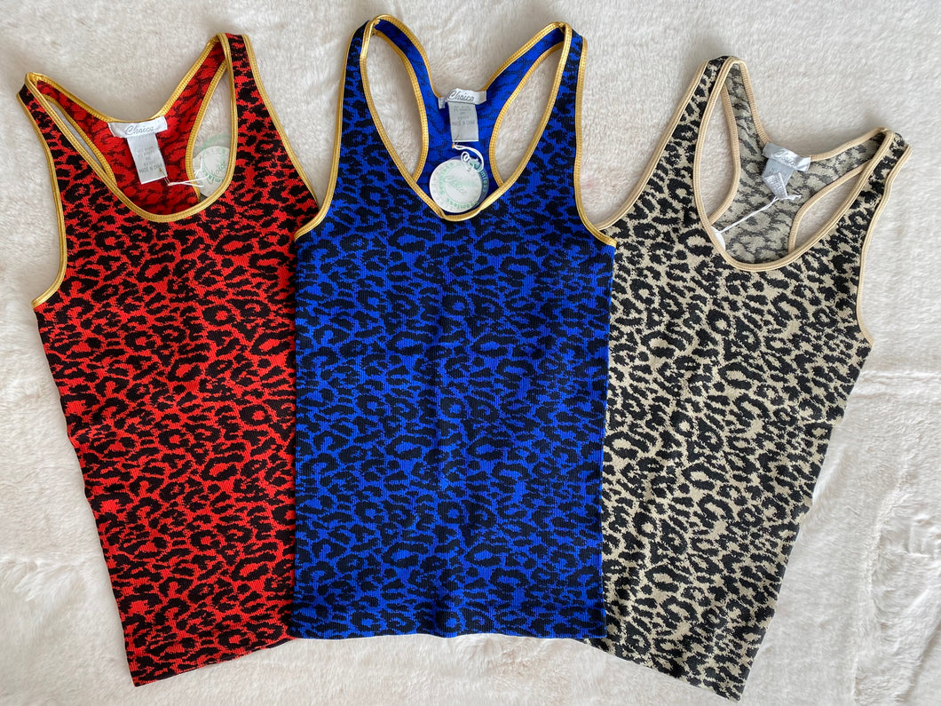 Leopard print Tank Tops