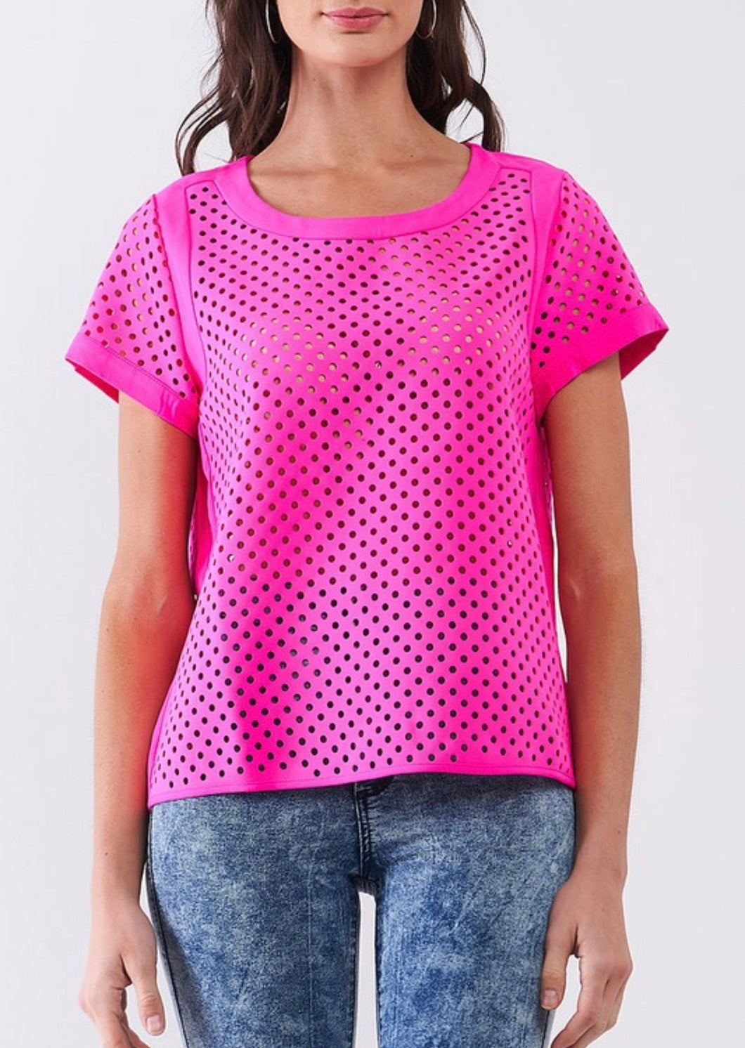 Hot Pink Loose Top